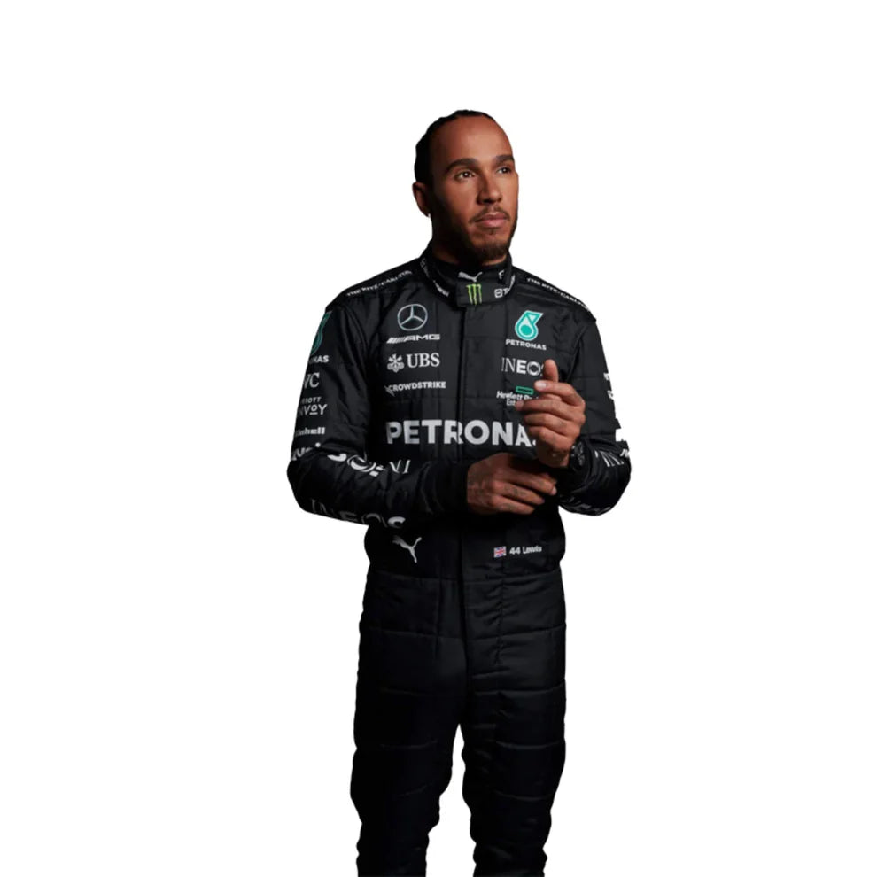 2023 Lewis Hamilton Mercedes F1 Race Suit - Creative Racewears
