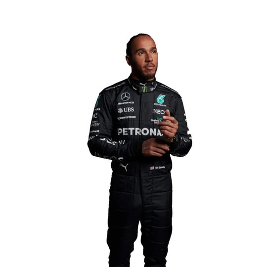 2023 Lewis Hamilton Mercedes F1 Race Suit - Creative Racewears