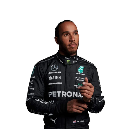 2023 Lewis Hamilton Mercedes F1 Race Suit - Creative Racewears