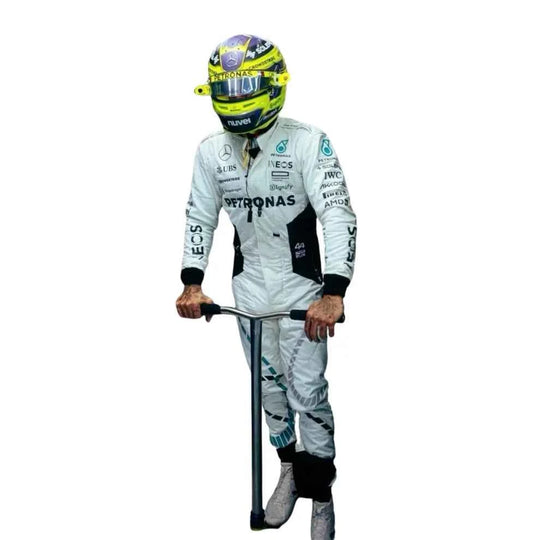 F1 Replica Racing Costume Worn by George Russell & Lewis Hamilton – 2024 Qatar GP