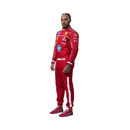 Lewis Hamilton 2025 Ferrari F1 Racing Suit | Creative Racegear