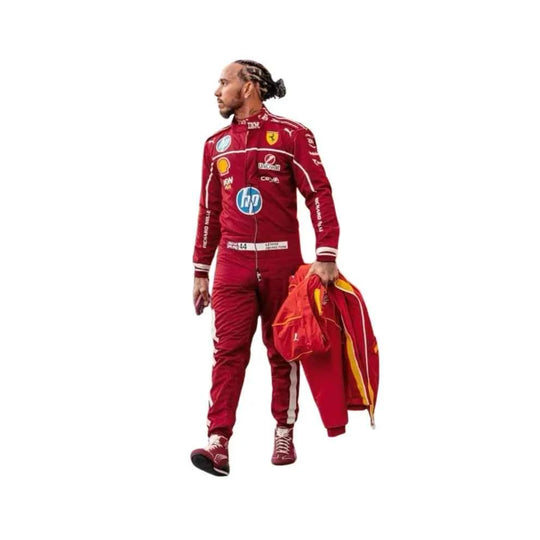 Lewis Hamilton 2025 Ferrari F1 Racing Suit | Creative Racegear
