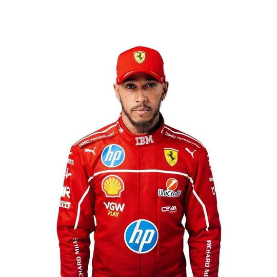 Lewis Hamilton 2025 Ferrari F1 Racing Suit | Creative Racegear