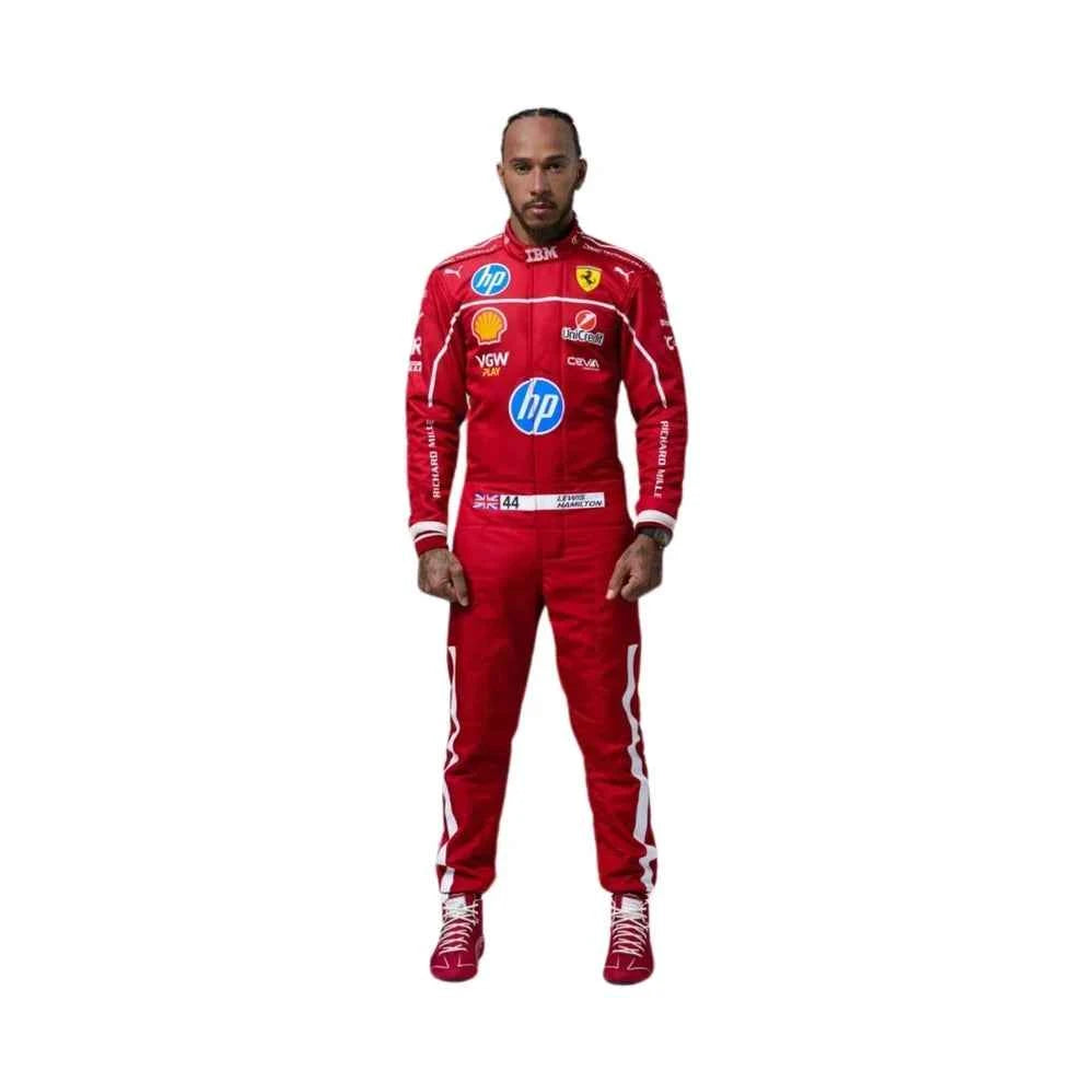 Lewis Hamilton 2025 Ferrari F1 Racing Suit | Creative Racegear