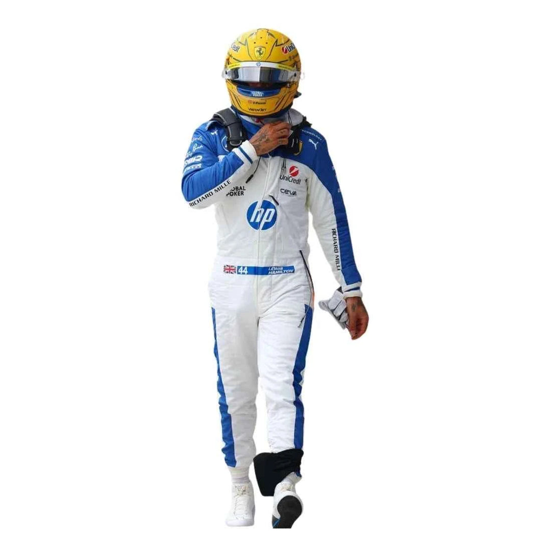 Lewis Hamilton 2025 Miami GP Ferrari F1 Racing Suit | Creative Racegear