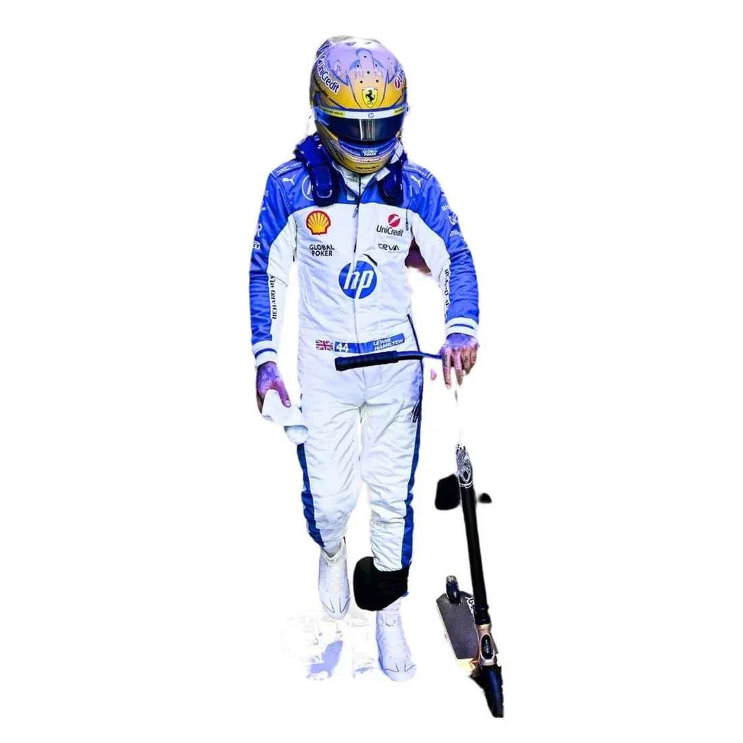 Lewis Hamilton 2025 Miami GP Ferrari F1 Racing Suit | Creative Racegear