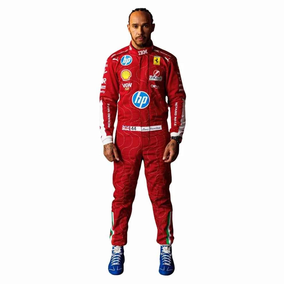 Lewis Hamilton 2025 Monza GP F1 Racing Suit | Creative Racegear