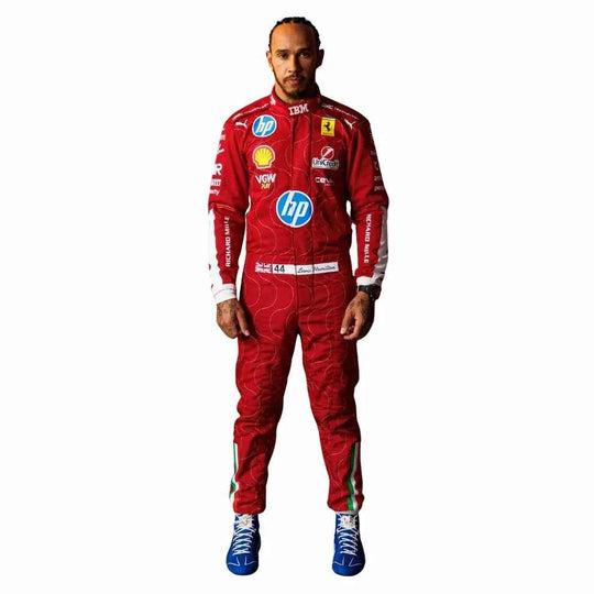 Lewis Hamilton 2025 Monza GP F1 Racing Suit | Creative Racegear
