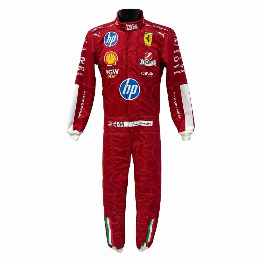 Lewis Hamilton 2025 Monza GP F1 Racing Suit | Creative Racegear