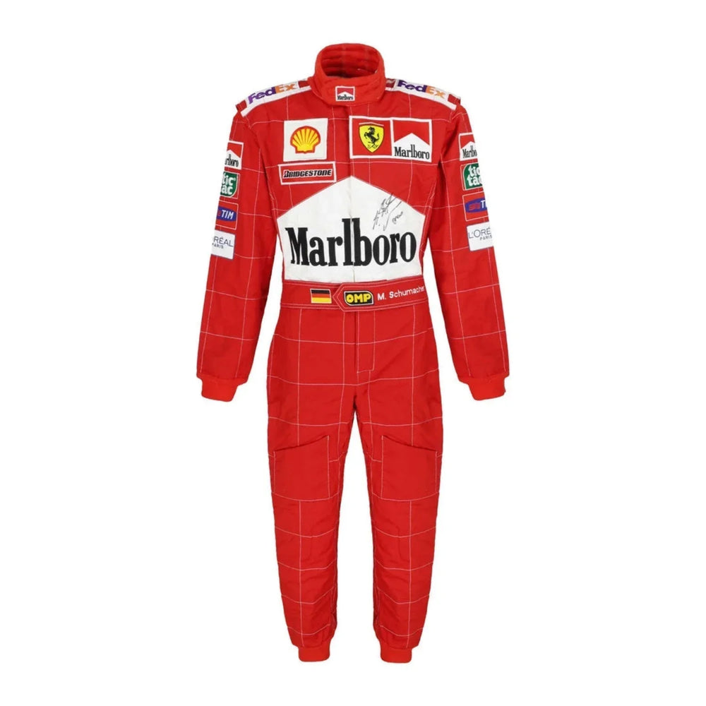 2002 Michael Schumacher F1 Racing Suit | Creative Racegear - Creative Racewears