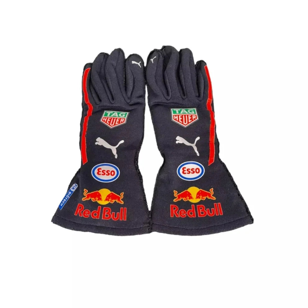 2023 Max Verstappen Red Bull Racing Replica F1 Gloves - Creative Racewears