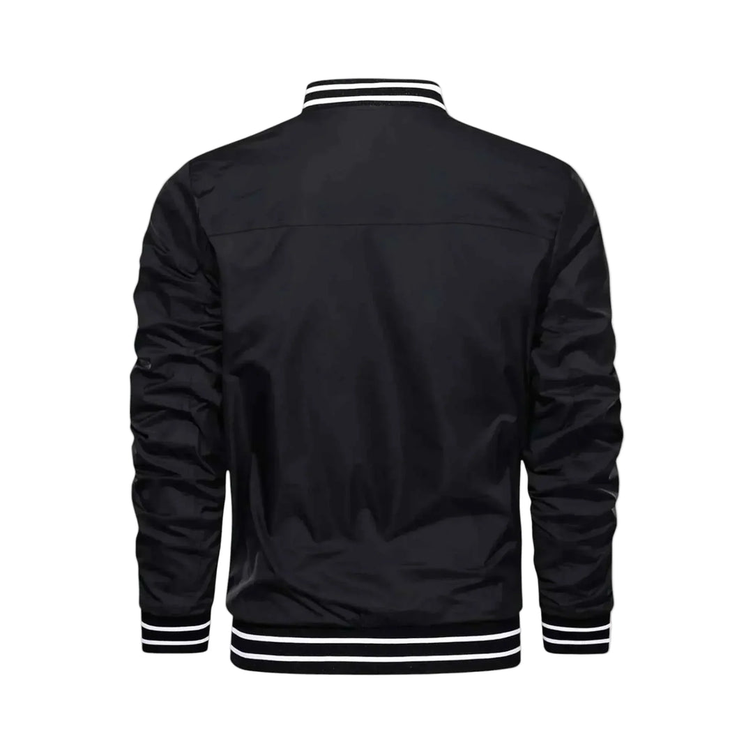Men's Lightweight Bomber Jacket - Black