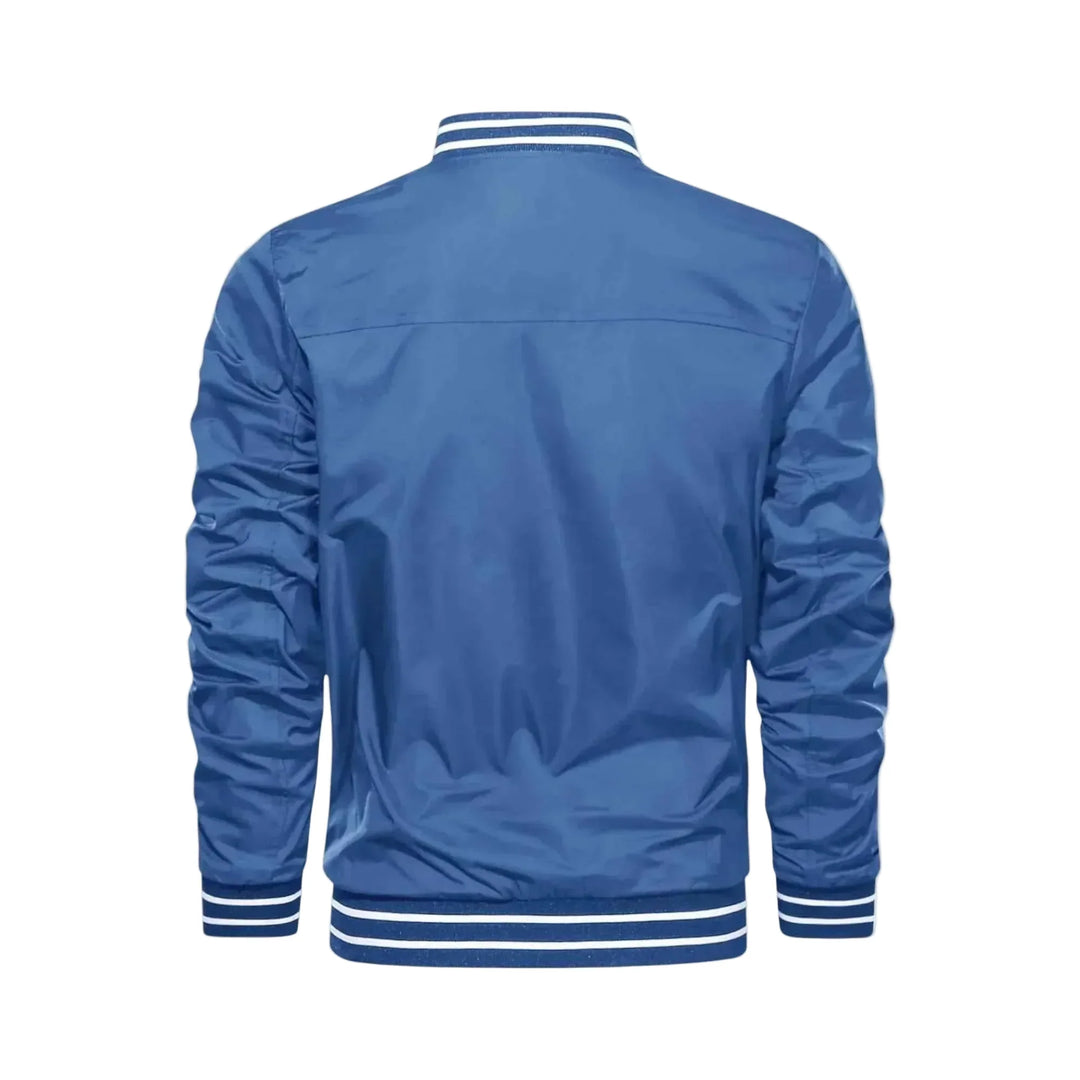 Men's Lightweight Bomber Jacket - Blue