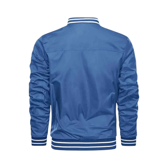 Men's Lightweight Bomber Jacket - Blue