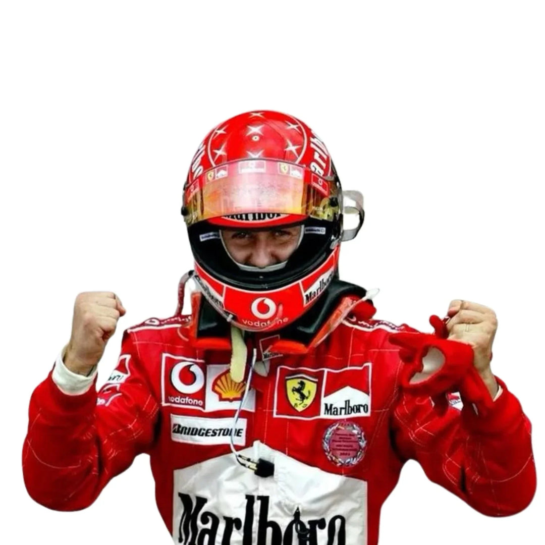 2005 Michael Schumacher World Champion F1 Racing Suit | Creative Racegear - Creative Racewears