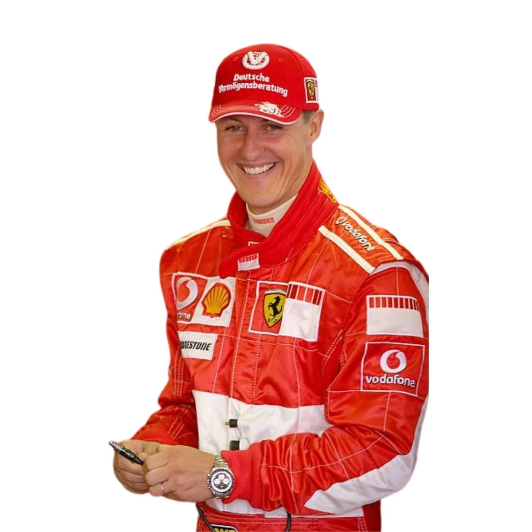 Michael Schumacher 2006 BAR CODE Ferrari F1 Replica Embroidery Race Suit - Creative Racewears