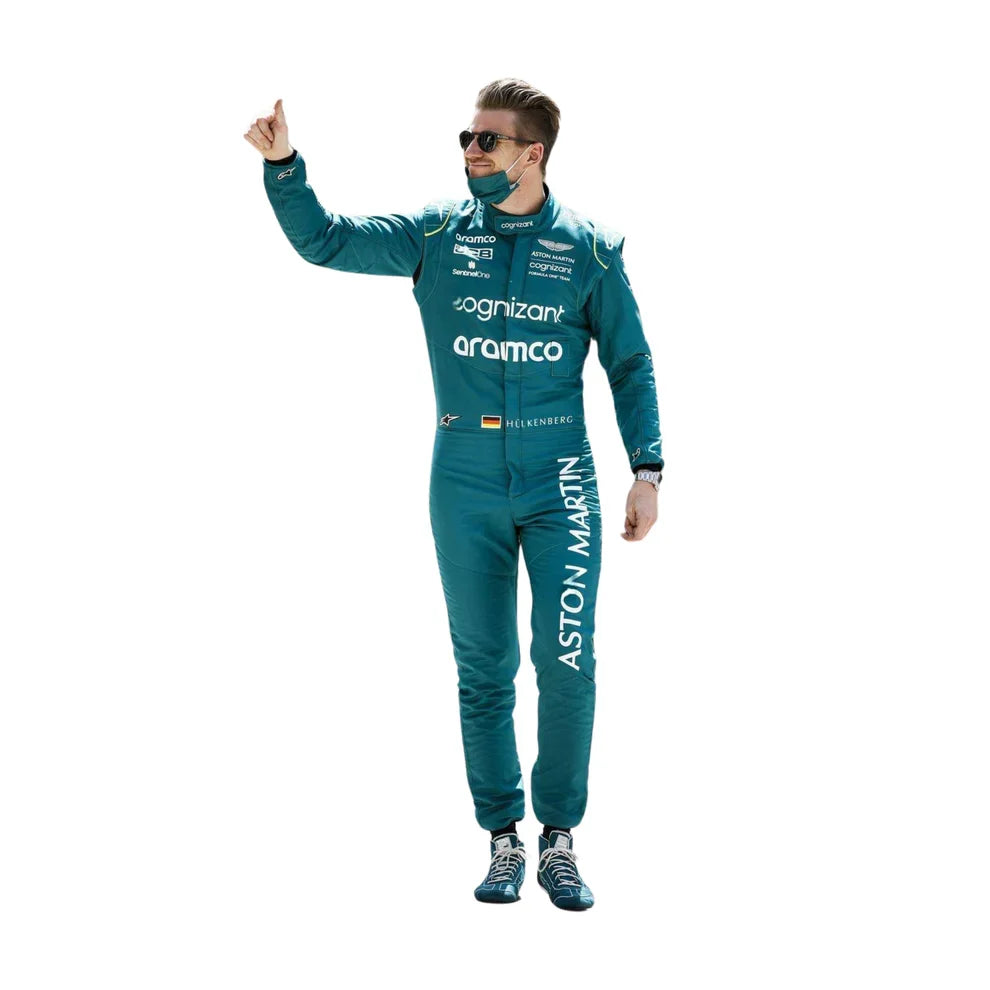 2022 Nico Hulkenberg Aston Martin F1 Race Suit - Creative Racewears
