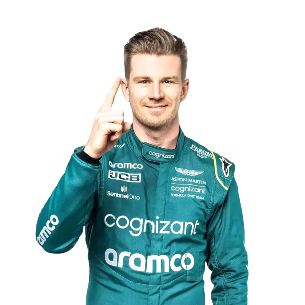 2022 Nico Hulkenberg Aston Martin F1 Race Suit - Creative Racewears