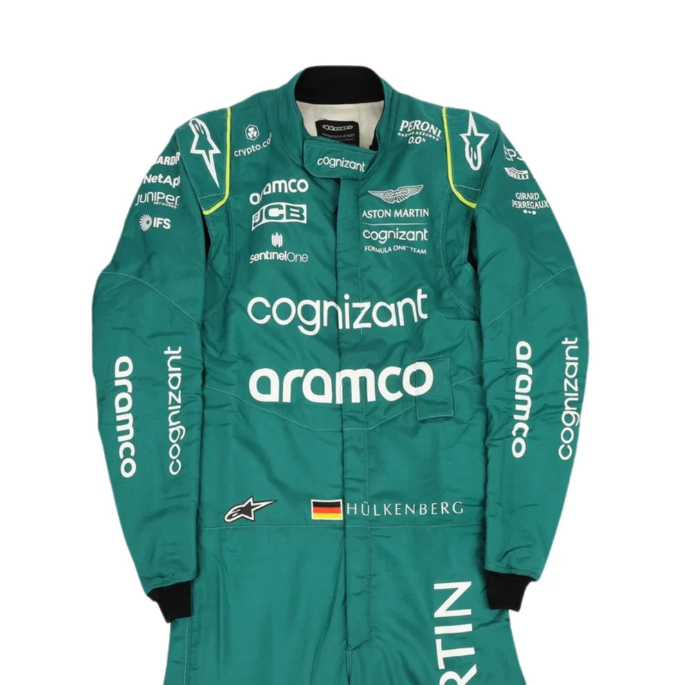 2022 Nico Hulkenberg Aston Martin F1 Race Suit - Creative Racewears