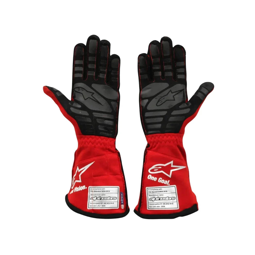 2021 Nikita Mazepin Mexico GP Haas F1 Race Gloves - Creative Racewears
