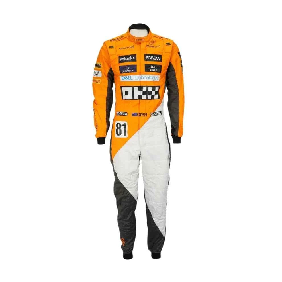 Oscar Piastri 2023 'Triple Crown' Spanish GP McLaren F1 Racing Suit | Creative Racegear