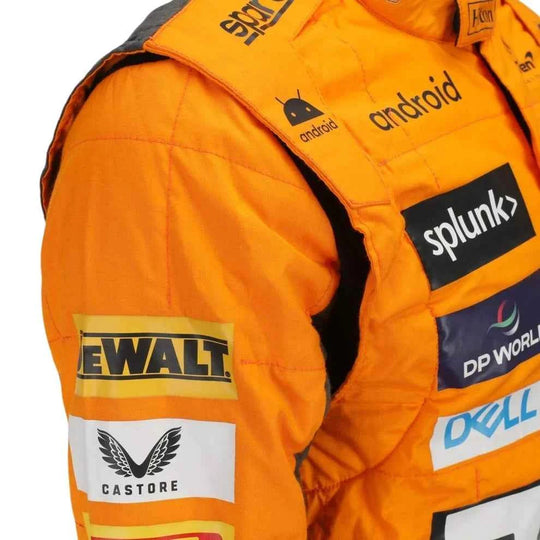 Oscar Piastri 2023 'Triple Crown' Spanish GP McLaren F1 Racing Suit | Creative Racegear