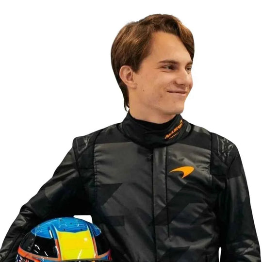 Oscar Piastri 2025 McLaren Livery Reveal F1 Racing Suit | Creative Racegear