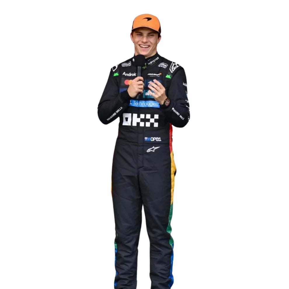 2025 Oscar Piastri McLaren British GP Race Suit - Creative Racewears