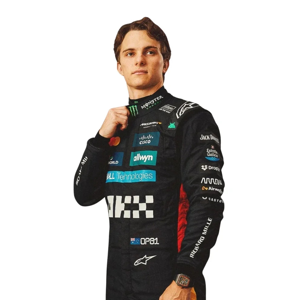 2025 Oscar Piastri McLaren British GP Race Suit - Creative Racewears