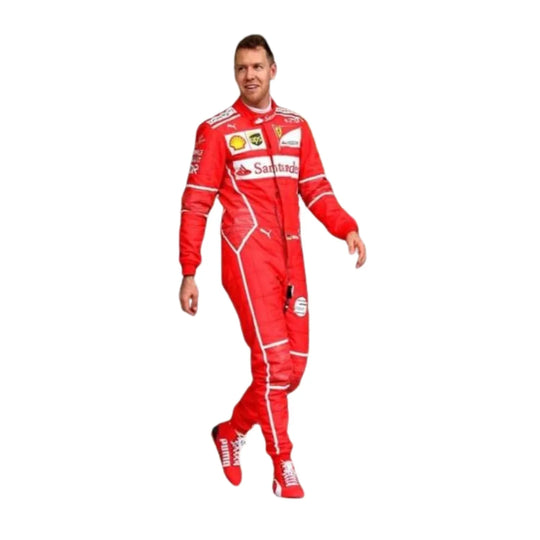 2017 Sebastian Vettel F1 Racing Suit | Creative Racegear - Creative Racewears