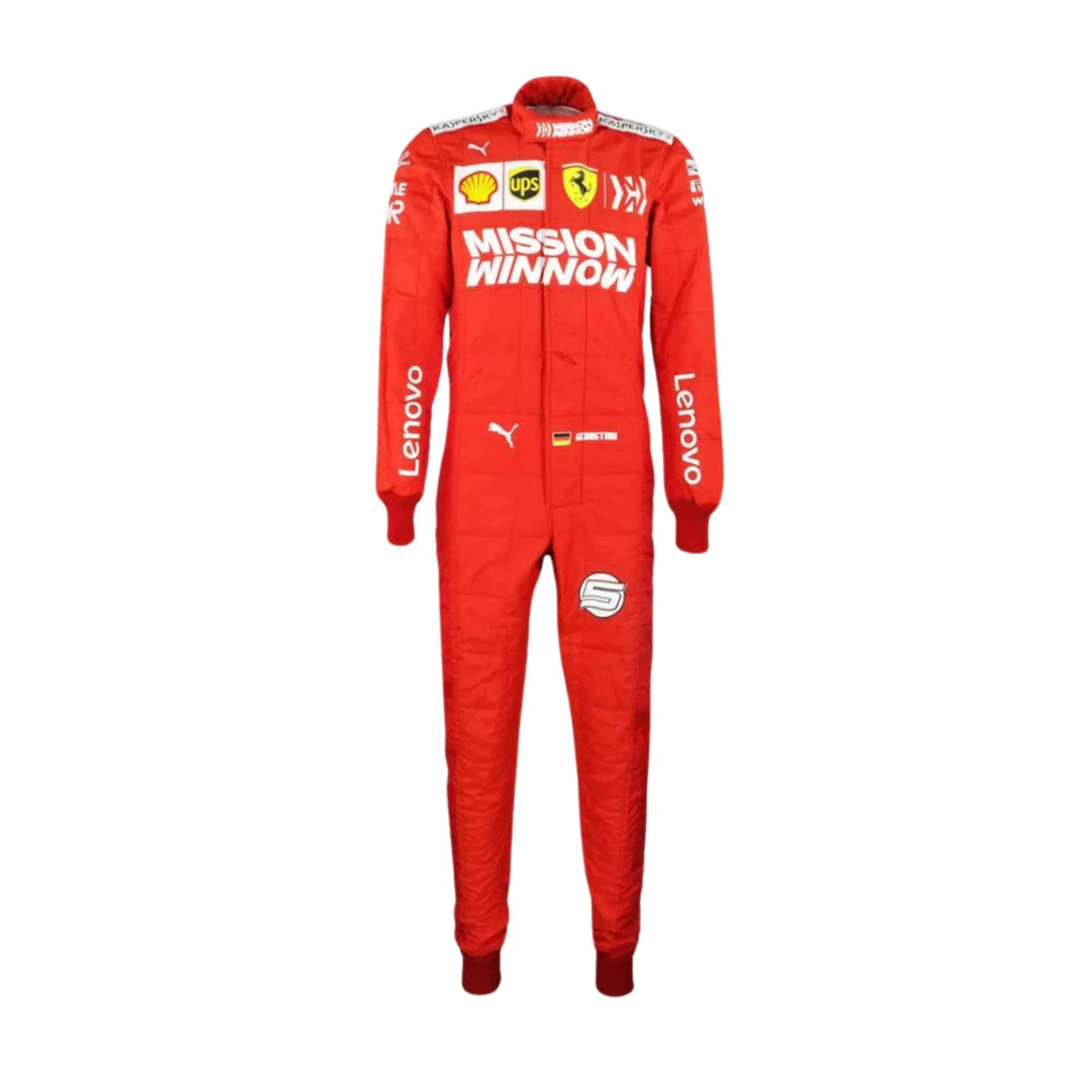 2019 Sebastian Vettel F1 Racing Suit | Creative Racegear - Creative Racewears