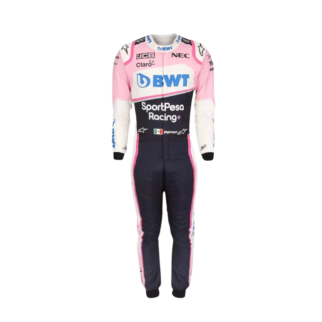 2019 Sergio Perez BWT Racing Point F1 Racing Suit - Creative Racewears