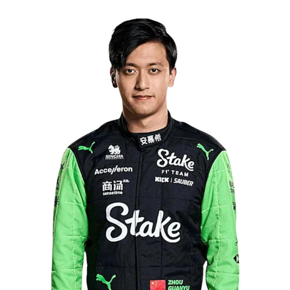 2024 Zhou Guanyu Kick Sauber Stake F1 Race Suit - Creative Racewears