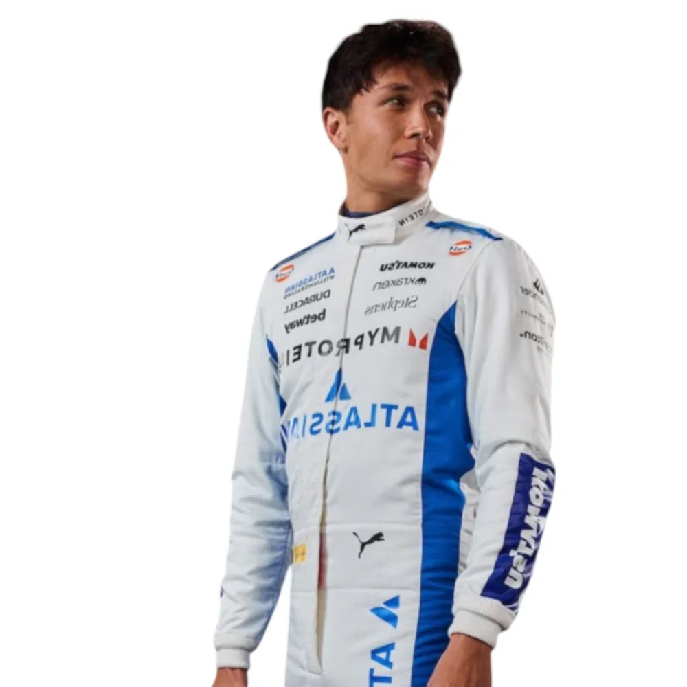 Alex Albon 2025 Williams F1 Inspired Race Suit | Creative Racegear - Creative Racewears