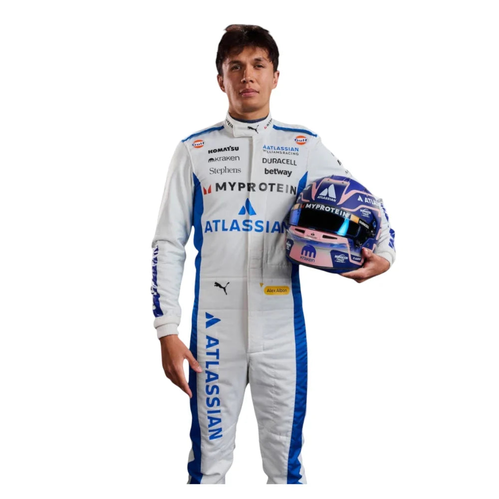 Alex Albon 2025 Williams F1 Inspired Race Suit | Creative Racegear - Creative Racewears