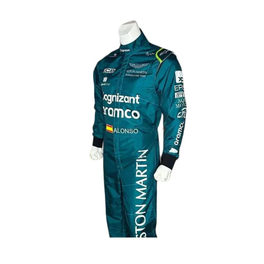 2023 Fernando Alonso Aston Martin F1 Race Suit - Creative Racewears