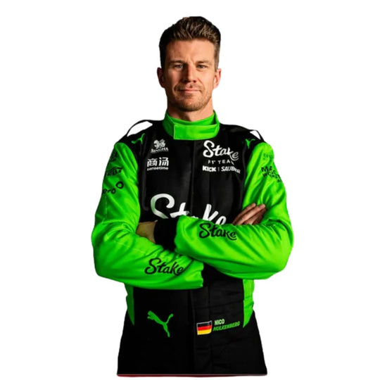 Nico Hulkenberg 2025 Kick Sauber F1 Inspired Race Suit | Creative Racegear - Creative Racewears