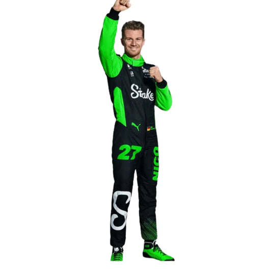 Nico Hulkenberg 2025 Kick Sauber F1 Inspired Race Suit | Creative Racegear - Creative Racewears