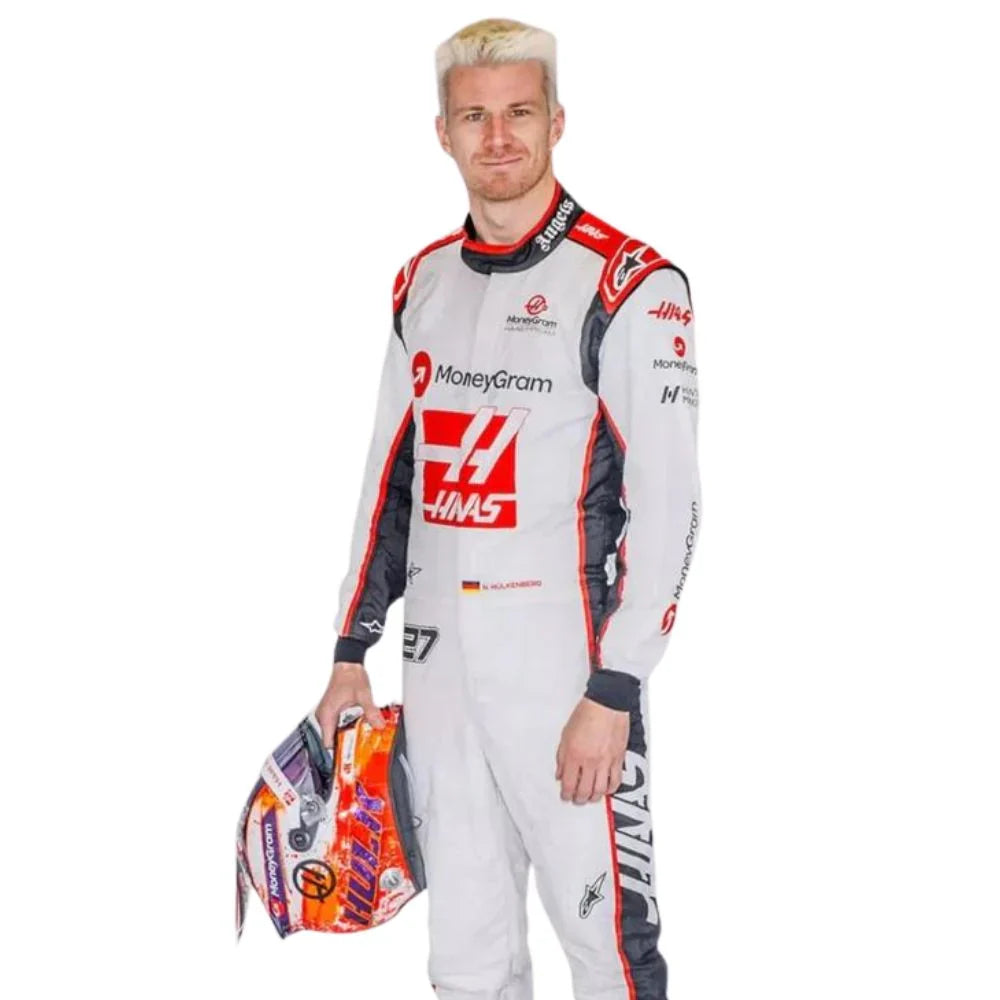 2023 Nico Hulkenberg Haas F1 Race Suit - Creative Racewears