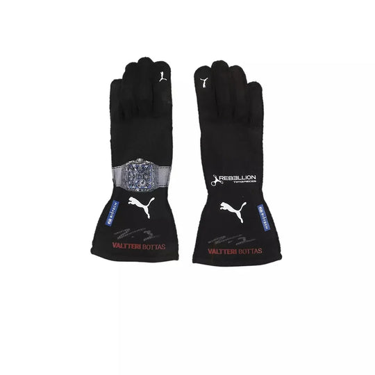 2023 Valtteri Bottas Alfa Romeo F1 Race Gloves - Creative Racewears