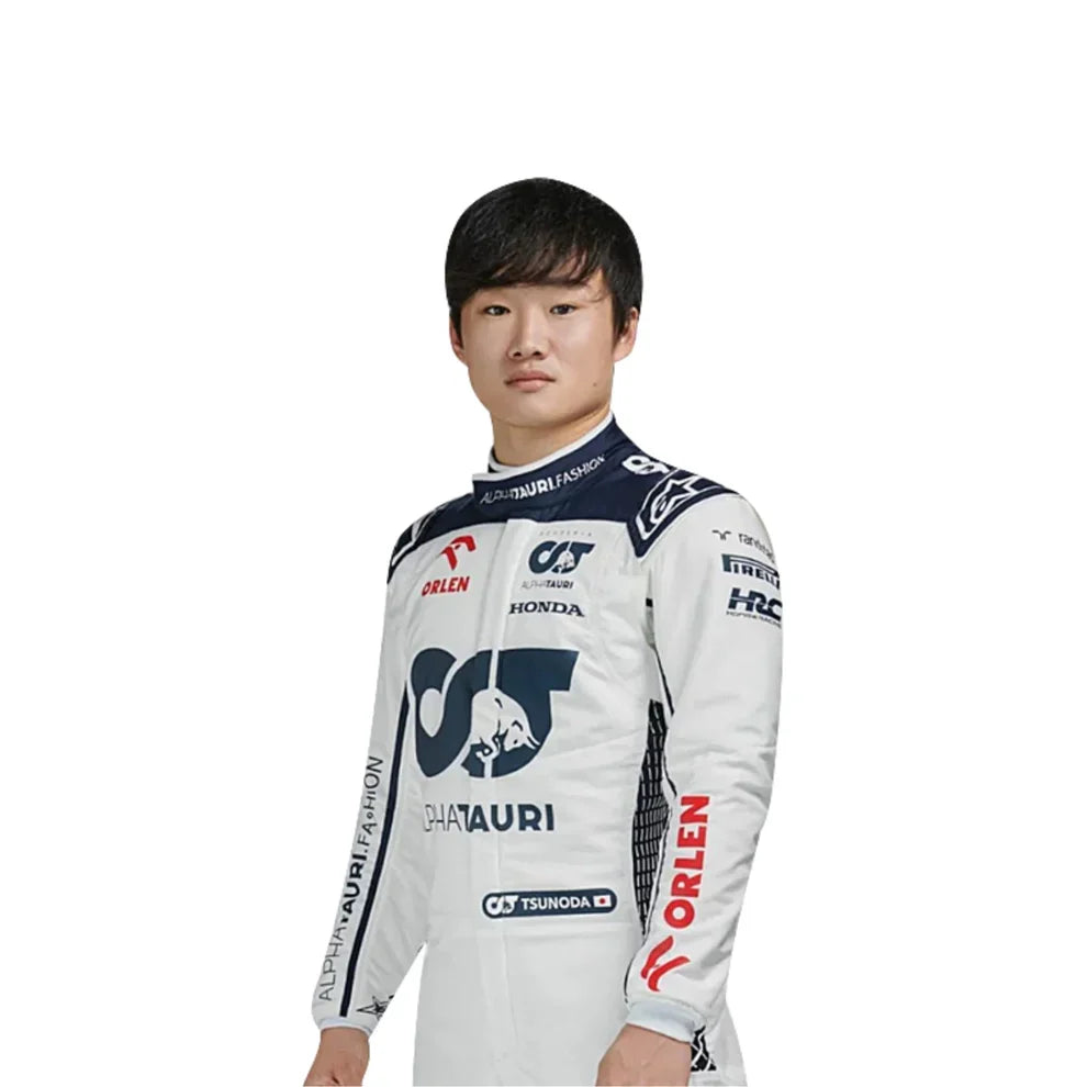 2023 Yuki Tsunoda AlphaTauri F1 Race Suit - Creative Racewears