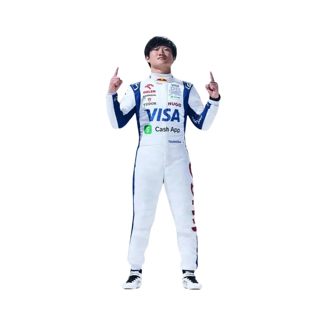 2024 Yuki Tsunoda VISA RB F1 Race Suit - Creative Racewears