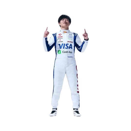 2024 Yuki Tsunoda VISA RB F1 Race Suit - Creative Racewears