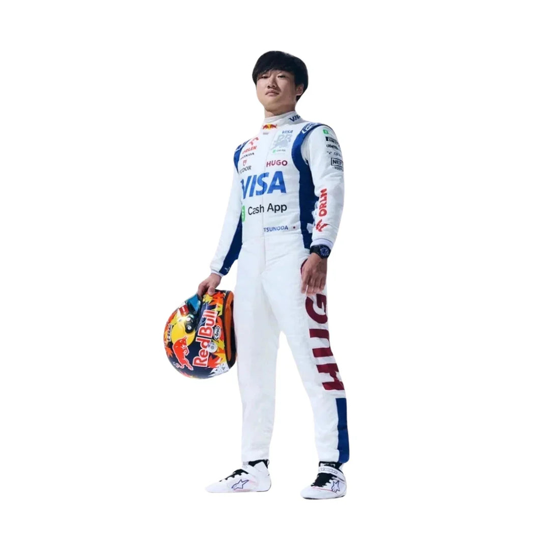 2024 Yuki Tsunoda VISA RB F1 Race Suit - Creative Racewears