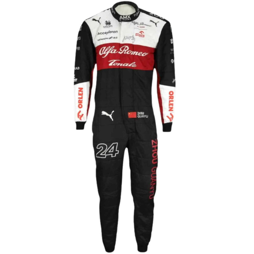 2022 Zhou Guanyu Alfa Romeo F1 Race Suit - Creative Racewears