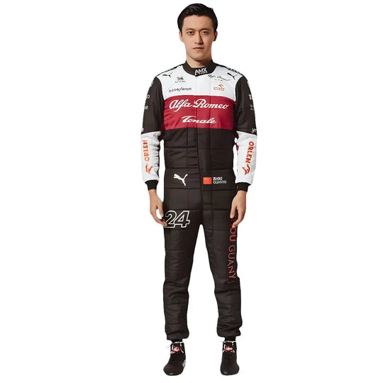 2022 Zhou Guanyu Alfa Romeo F1 Race Suit - Creative Racewears