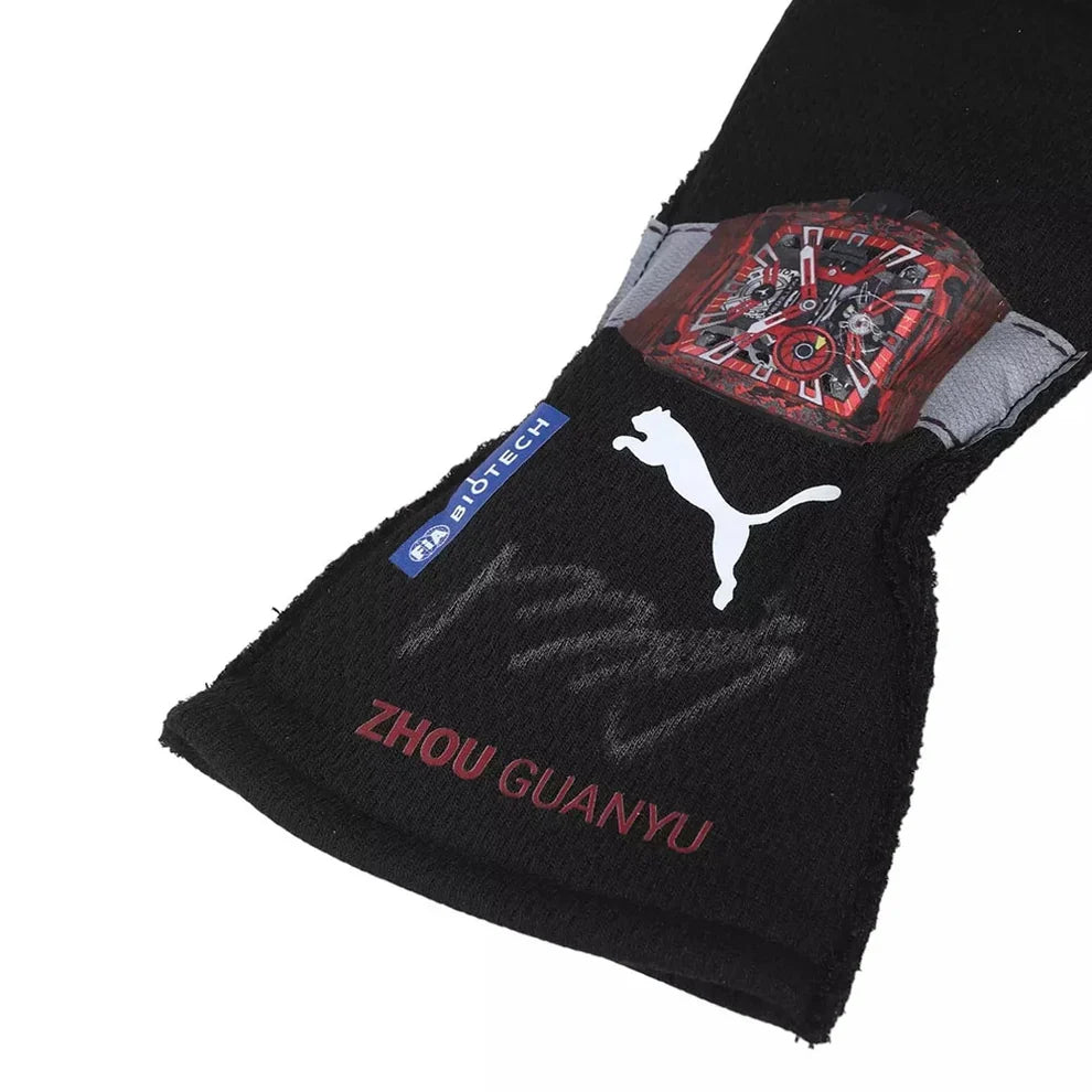 2022 Zhou Guanyu F1 Race Gloves Singapore GP - Creative Racewears