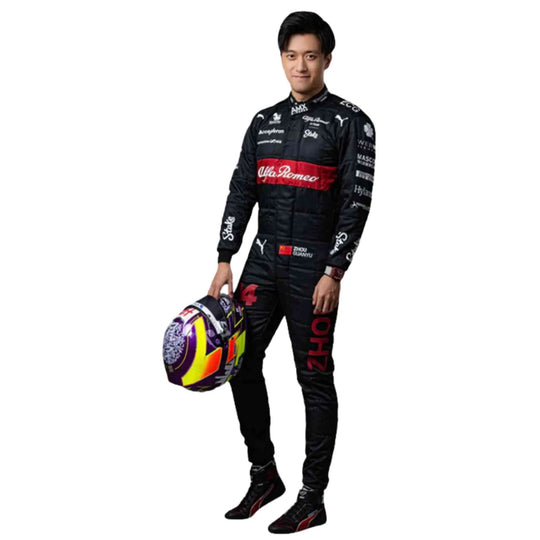 2023 Zhou Guanyu Alfa Romeo F1 Race Suit - Creative Racewears