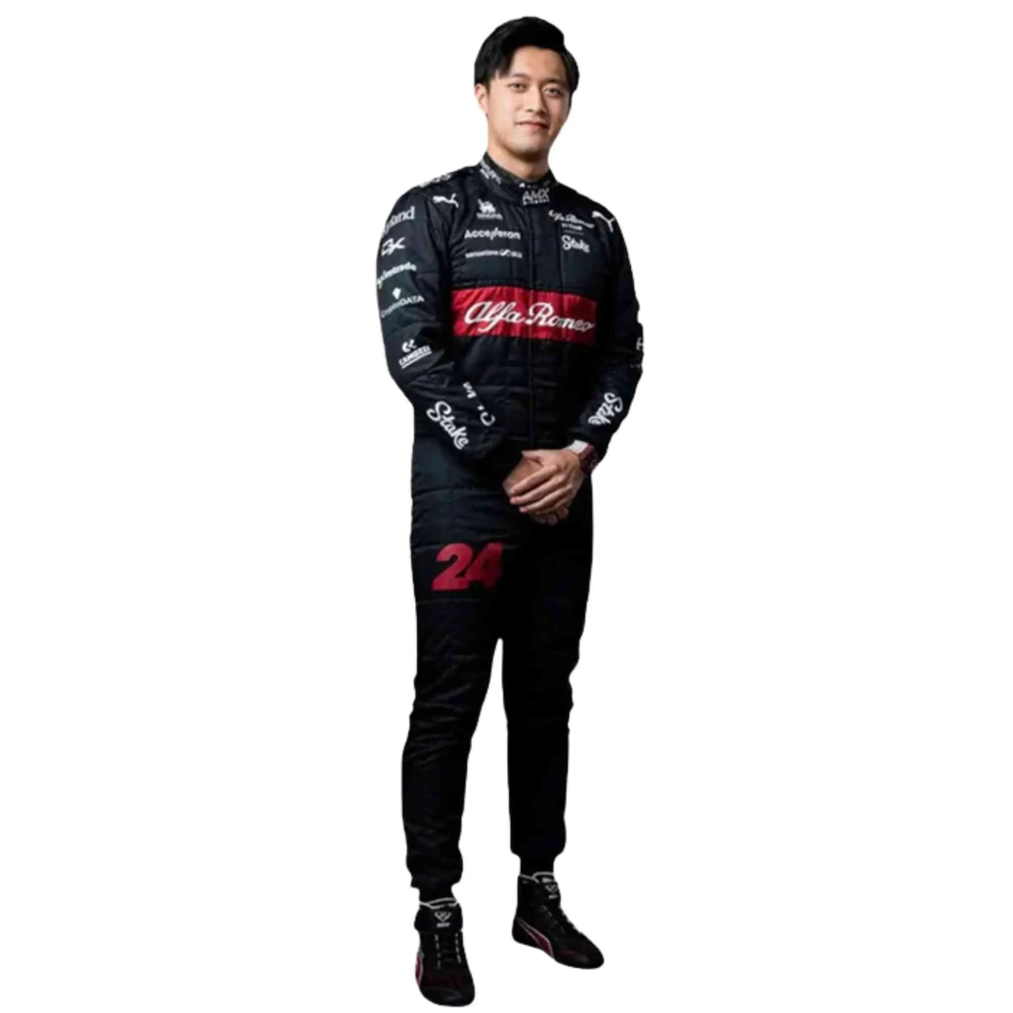 2023 Zhou Guanyu Alfa Romeo F1 Race Suit - Creative Racewears