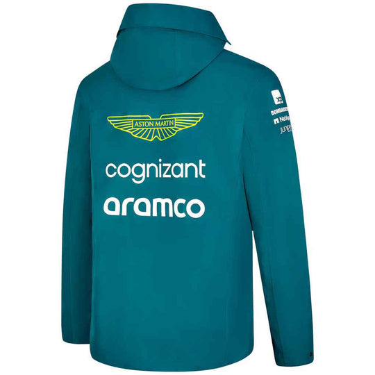 Aston Martin Aramco Cognizant F1 2023 Official Team Rain Jacket